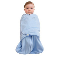 秋冬加厚款美国HALO婴儿睡袋包裹式聚暖摇粒绒防踢被防惊跳睡袋