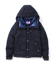 THE NORTH FACE 紫标 Harris Tweed 羽绒服