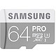 SAMSUNG 三星 Pro 64GB MicroSD/TF存储卡 80MB/s写入（U3、三防）