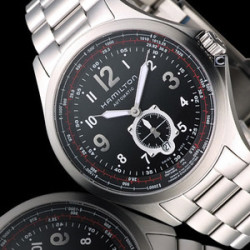 HAMILTON 汉米尔顿 Khaki Aviation QNE 卡其航空系列 H76655133 男款机械腕表