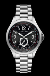 HAMILTON 汉米尔顿 Khaki Aviation QNE 卡其航空系列 H76655133 男款机械腕表