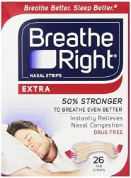 Breathe Right Nasal Strips Extra 通气鼻贴 26片
