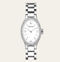 BULOVA 宝路华 Diamonds 96R191 女士镶钻时装腕表