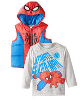 MARVEL 漫威 Spiderman Vest 男童装2件套