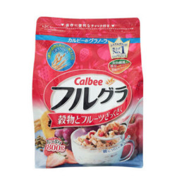 Calbee 水果颗粒果仁谷物营养麦片 800g
