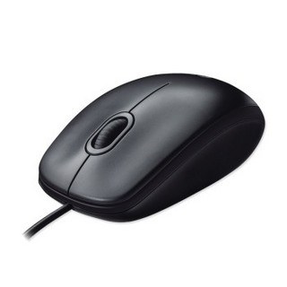 logitech 罗技 M100r 有线鼠标 1000DPI 黑色