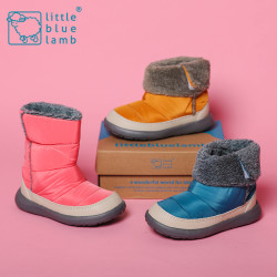 Little blue lamb 小蓝羊 2015冬季新款保暖轻便软底棉靴