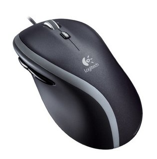 logitech 罗技 M500 有线鼠标 1000DPI 银灰色