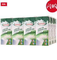 hochwald 好沃德 脱脂牛奶1L*12盒