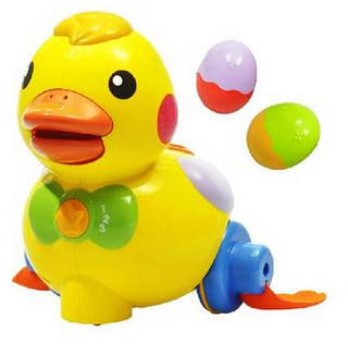 auby 澳贝 乖乖小鸭鸭子玩具 澳贝下蛋鸭 运动爬行婴幼儿童早教益智玩具(6个月以上)463318