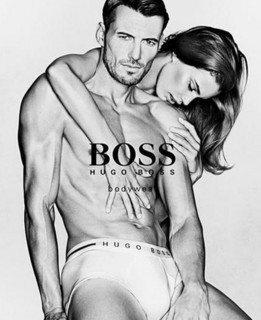 HUGO BOSS Cotton 纯棉内裤 3件装 黑/浅灰/木炭灰 50236984 061 M