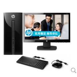 HP 惠普 251-039cn 台式电脑（i3-4170 4G 1TB 1G独显 DVD刻录 WiFi 蓝牙 键鼠 win8.1 配18.5寸显示器）