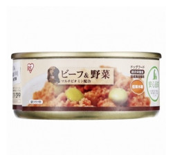 IRIS 爱丽思 牛肉野菜狗罐头100g*20