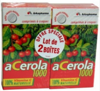 Arkopharma 艾蔻 西印度樱桃咀嚼片 维生素C 30片 2盒装