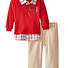 TOMMY HILFIGER 汤米·希尔费格 男童套装两件套衫衣+裤子 红色 4
