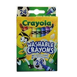 Crayola 绘儿乐 52-6924 24色可水洗蜡笔