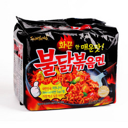 SAMYANG 三养 火鸡炒面方便面 140g*5袋 *3件