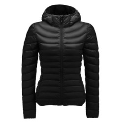 VANCL 凡客诚品 超轻鹅绒 连帽 女款羽绒服 黑色
