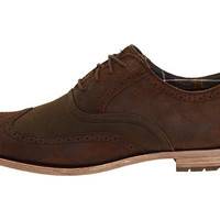 ROCKPORT 乐步 Barbour Wing Tip 男士休闲皮鞋