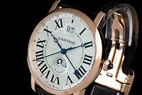 Cartier 卡地亚 Rotonde系列 W1556220 男款18K金机械腕表