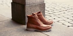 ecco 爱步 HOLBROK 男士真皮高帮短靴