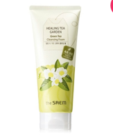 the saem 绿茶洗面奶