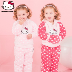 HelloKitty 儿童舒棉绒套装