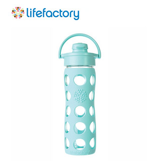 Lifefactory Glass Bottle 玻璃运动水杯 绿松石 475ml
