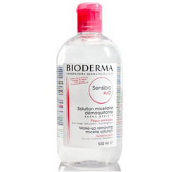 Bioderma贝德玛卸妆水粉水舒妍多效洁肤液眼唇卸妆液温和500ml*2