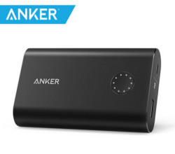 Anker 快充移动电源 QC2.0充电宝小巧便携 10000+毫安+Anker 18W 第二代高通QC2.0快速充电器插头