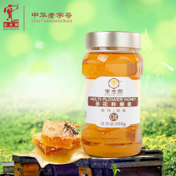 宝生园 多花种蜂蜜550g/瓶 
