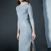 Bershka 06719547 条纹亮片连衣裙 