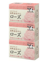 COW 牛牌 自然派洁面皂 玫瑰 100g*3