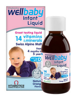 Vitabiotics  Wellbaby系列 婴儿复合维生素营养滴剂 150ml