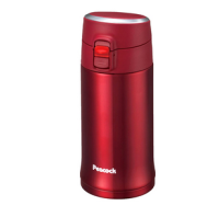 Peacock 孔雀 AML-35R  超轻不锈钢真空保温  350ml 红色