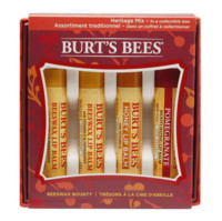 凑单品：BURT'S BEES 小蜜蜂 唇膏4件套 蜂蜡*2+蜂蜜+红石榴