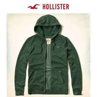 HOLLISTER 113649 男士标志性全拉链连帽上衣