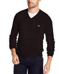 LACOSTE Classic Cotton Sweater 男款V领针织衫（多色）