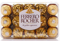 FERRERO ROCHER 费列罗 榛果威化巧克力 60粒+ KJ 蜂蜜柚子茶 1050g