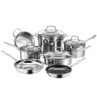 Cuisinart 美膳雅 Professional系列 89-11 不锈钢锅具11件套