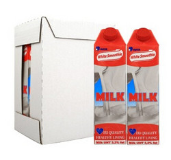 White Smoothie 优雅牧场 全脂牛奶 1L*6盒