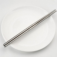 不锈钢筷子 方形中空防滑防烫 金属合金筷