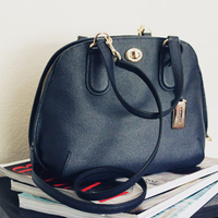 COACH 蔻驰 Crossgrain Mini Prince Street Satchel 女款真皮手提包