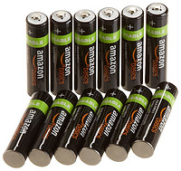 AmazonBasics 亚马逊倍思 AAA 充电电池 800 mAh [Pack of 12] (Packaging may vary)