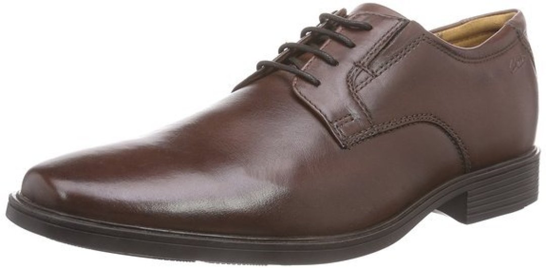 尝试另一种棕色：Clarks Tilden Plain Derby 男鞋