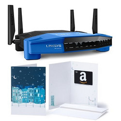 LINKSYS WRT AC1900 Dual-Band Smart Wi-Fi Wireless Router 开源路由器（送$30美亚礼品卡）