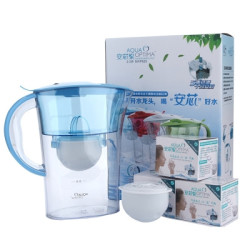 AQUA 安芯泉  SWP-820 家用自来水净水器滤水壶（一壶3芯）2.0L