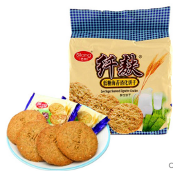 Silang 思朗 纤麸低糖消化饼干 380g 