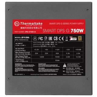 Thermaltake 曜越 DPS G系列 750W 智慧电源