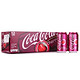 英国原装进口 可口可乐(Coca-Cola)樱桃口味汽水330ml*8罐 可口可乐官方进口